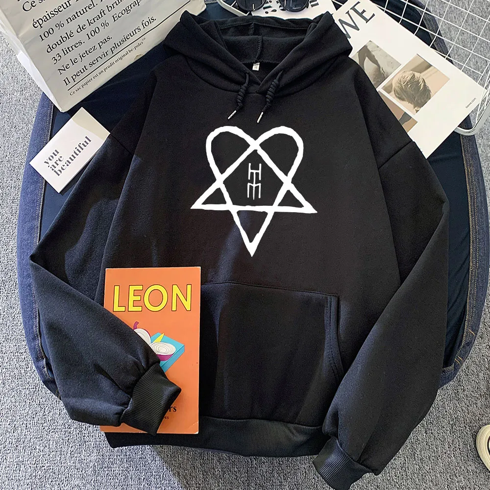 Heavy Mental Streetwear Him Ville Valo Graphic Hoodies Sudadera Mujer Winter Comfortable Long Sleeve Clothes Casual Women Hoodie