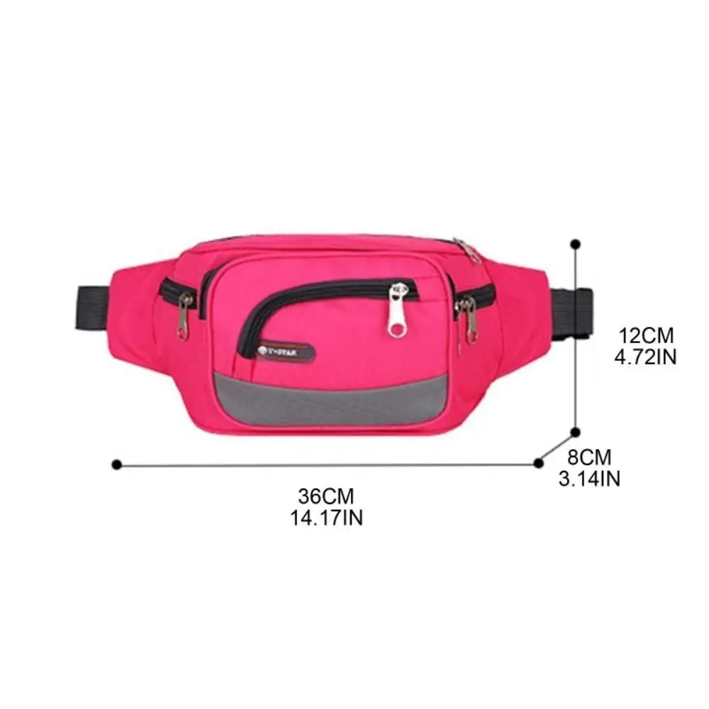 Fashion Multilayer Women Waist Packs Large Capacity Waterproof Chest Bag Hip Bum Wear Resistant Fanny Bag