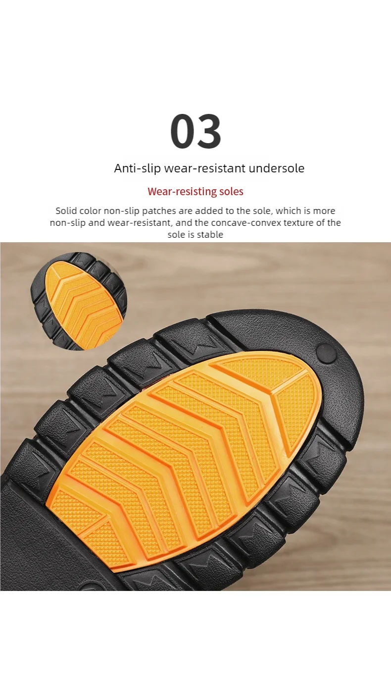 Chef shoes four seasons new anti slip oil resistant plus size business casual men's work EVA shoes fashion comfort soft soled
