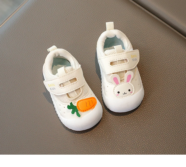 Children's Walking Shoes Red Cartoon Soft Breathable Boys Girls Baby Shoes Khaki Lightweight Kids Baby Casual Shoes Sandals