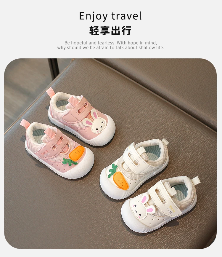 Children's Walking Shoes Red Cartoon Soft Breathable Boys Girls Baby Shoes Khaki Lightweight Kids Baby Casual Shoes Sandals