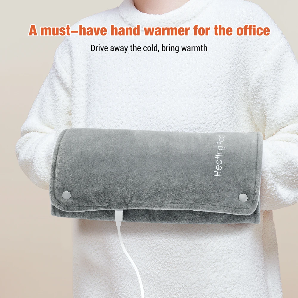 Winter Graphene Heating Flannel Winter Thermal Hand Feet Warmer Pad USB Electric Hand Warmer Foot Warmer Heater Foot Warming Mat