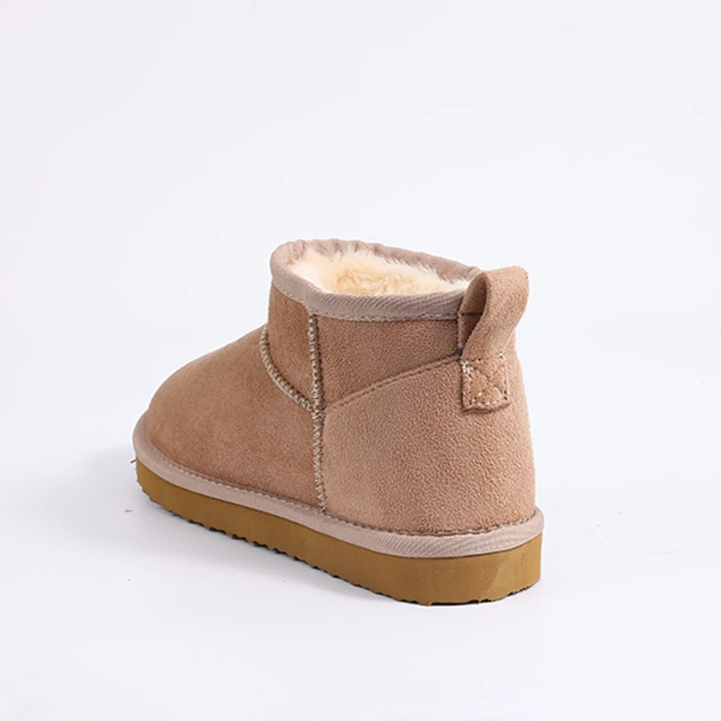 Litfun Women Winter Snow Boots Classic Fur Plush Ankle Snow Boots Brand Outdoor Antiskid Short Boot Warm Fuzzy Home Cotton Shoes