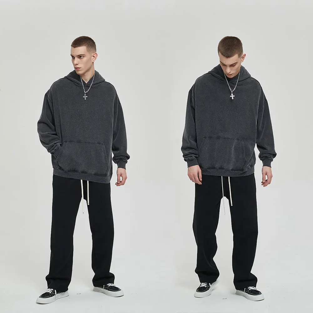 Anime Cyberpunk: Edgerunners Washed Hoodies Printed Casual Men Contains Cotton High Quality Fashion Loose Pullover Unisex