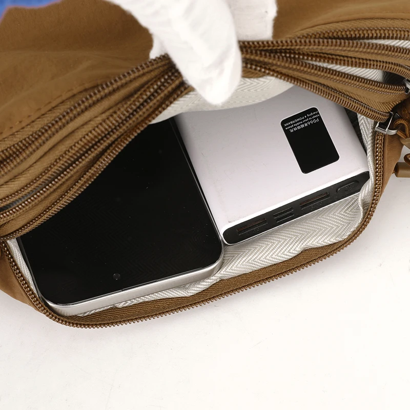 Women's Waterproof Nylon Multilayer Crossbody Bag Ladies Large Capacity Handbags Purse Female Casual Shoulder Pillow Bags