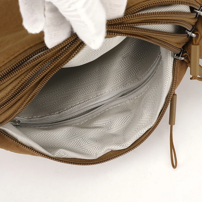 Women's Waterproof Nylon Multilayer Crossbody Bag Ladies Large Capacity Handbags Purse Female Casual Shoulder Pillow Bags