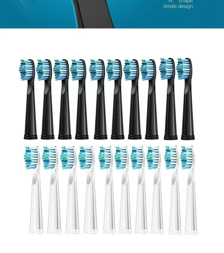 Replacement Brush Heads For Seago/Fairywill Electric Toothbrush FW/SG 507/508/515/551/917/959/908 Dupont Bristle Brush