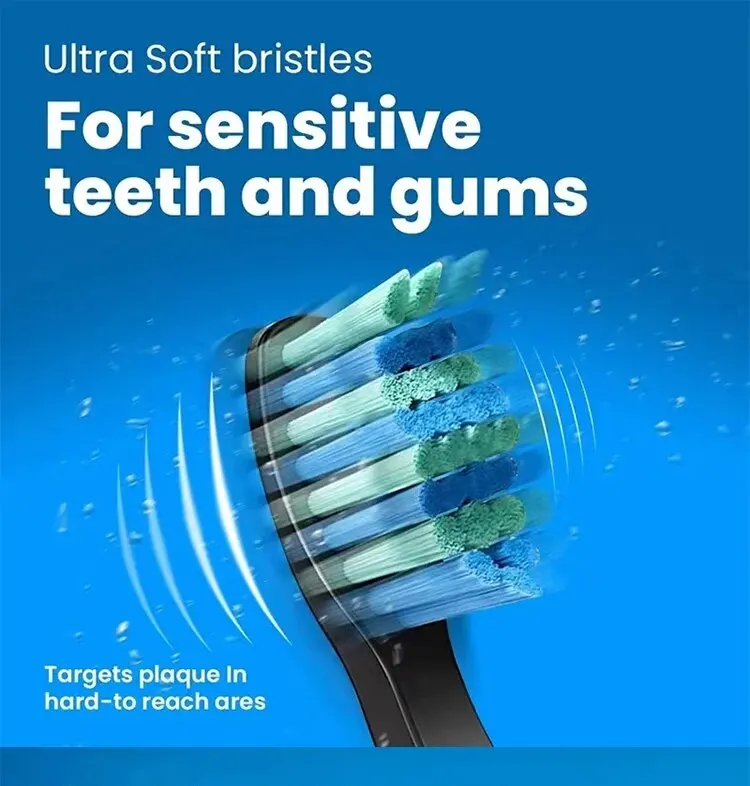 Replacement Brush Heads For Seago/Fairywill Electric Toothbrush FW/SG 507/508/515/551/917/959/908 Dupont Bristle Brush