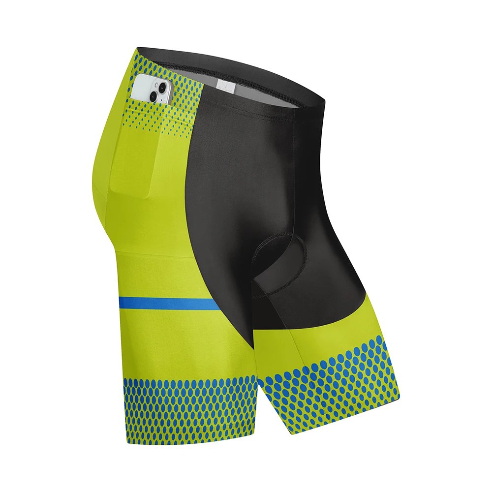 Men Cycling Shorts pocket MTB Shockproof Bike Shorts pocket Summer Breathable Bicycle Shorts With 9D Gel Padded Tights