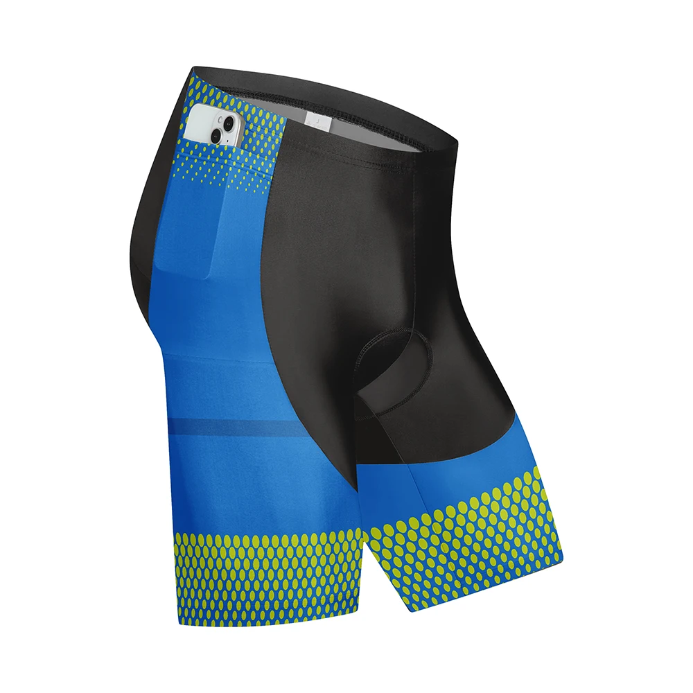 Men Cycling Shorts pocket MTB Shockproof Bike Shorts pocket Summer Breathable Bicycle Shorts With 9D Gel Padded Tights