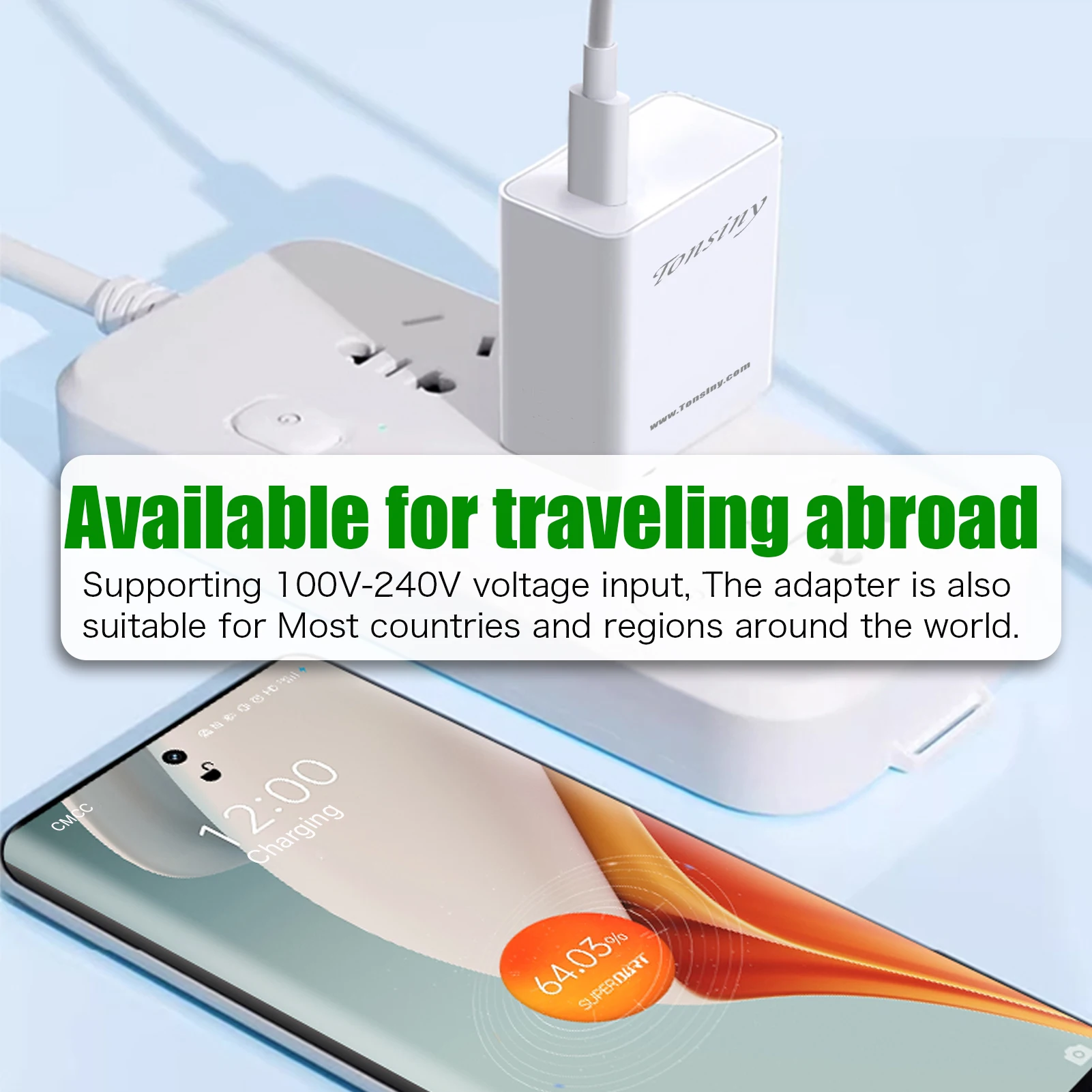 For OnePlus charger SuperVooc 240W realme superdart adapter oppo wall adapter PD65W for macbook iPhone Samsung tablet PPS charge
