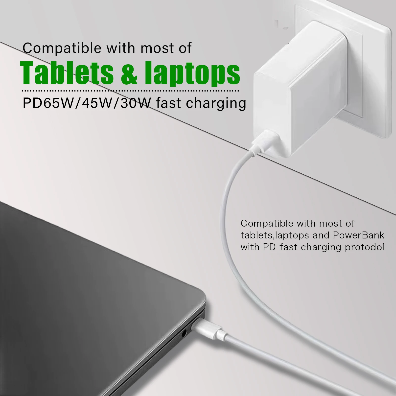 For OnePlus charger SuperVooc 240W realme superdart adapter oppo wall adapter PD65W for macbook iPhone Samsung tablet PPS charge