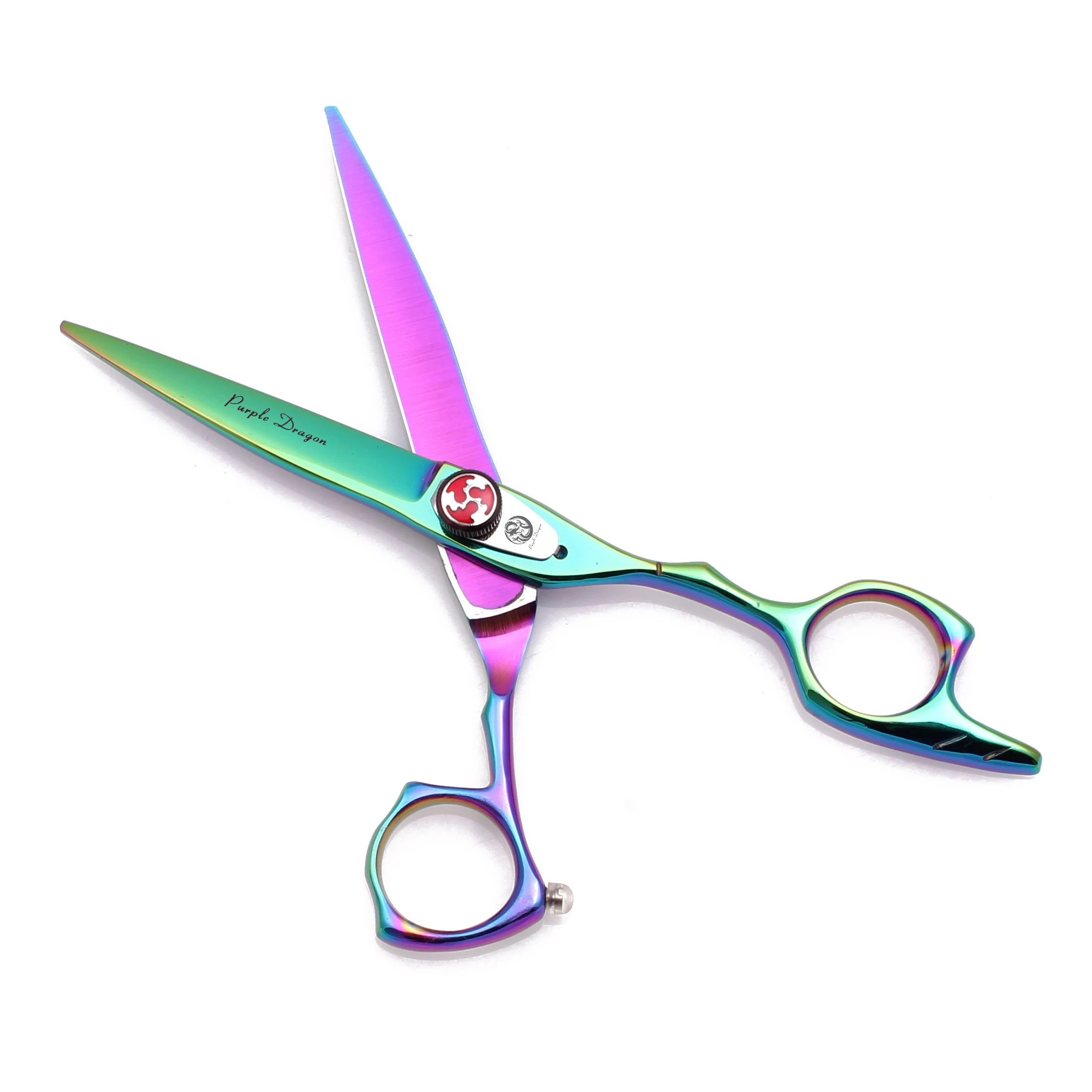 Hair Scissors Professional Purple Dragon 5.5" 6" Japan 440C Barber Shop Hairdressing Scissors Haircut Set Thinning Shears Z9017