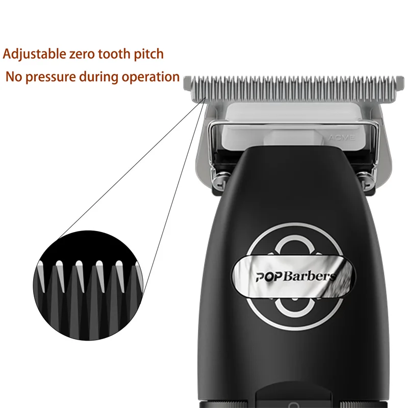 POP Barbers P700 P700F Hair Clipper Professional Hair Clipper Cordless Hair Trimmer For Men Haircut Finishing Machine Accessory