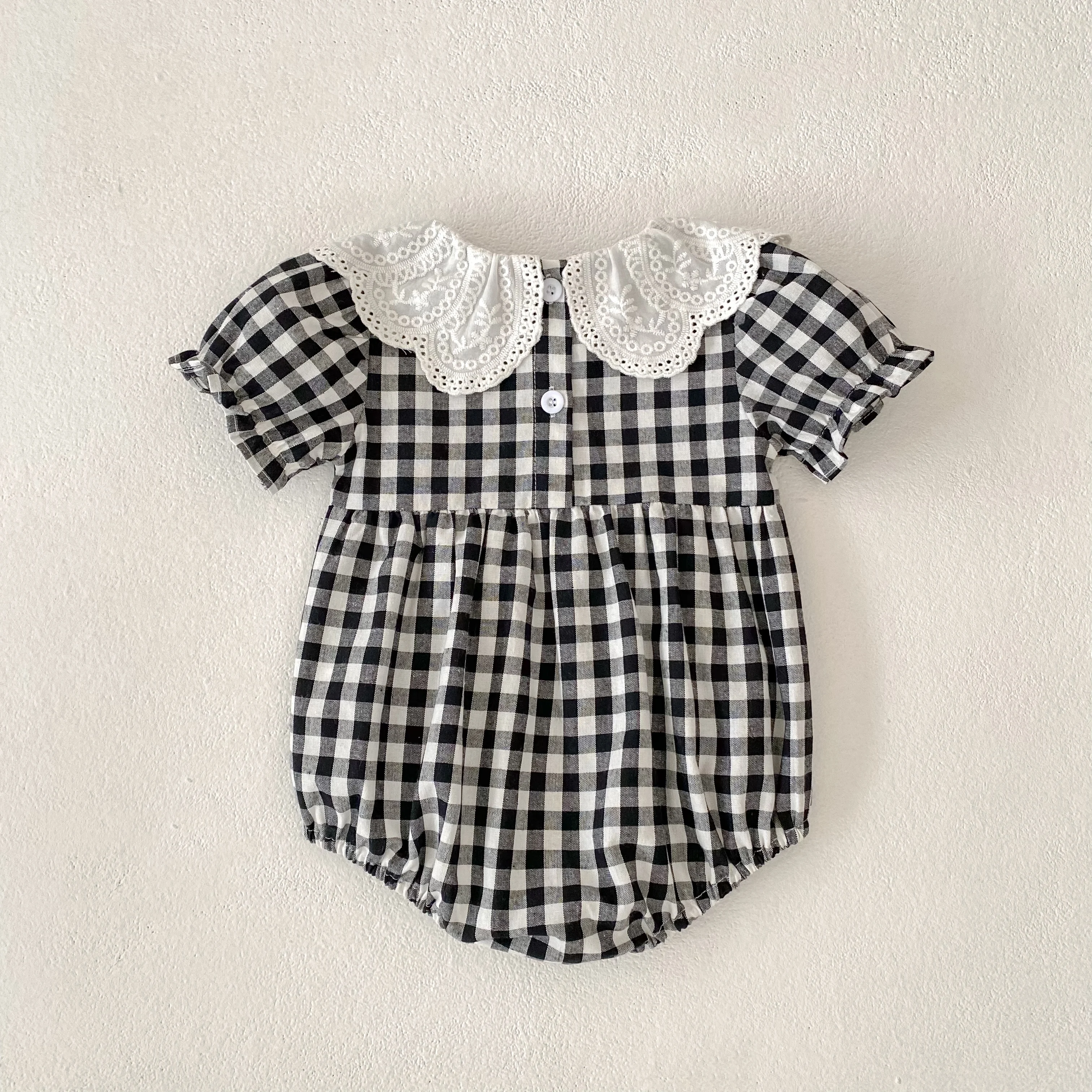 0-6Y Sister Clothes Dress Summer Newborn Baby Girls Sister Grid Dress Toddler Jumpsuit Baby Clothes Infant Girls Children Dress