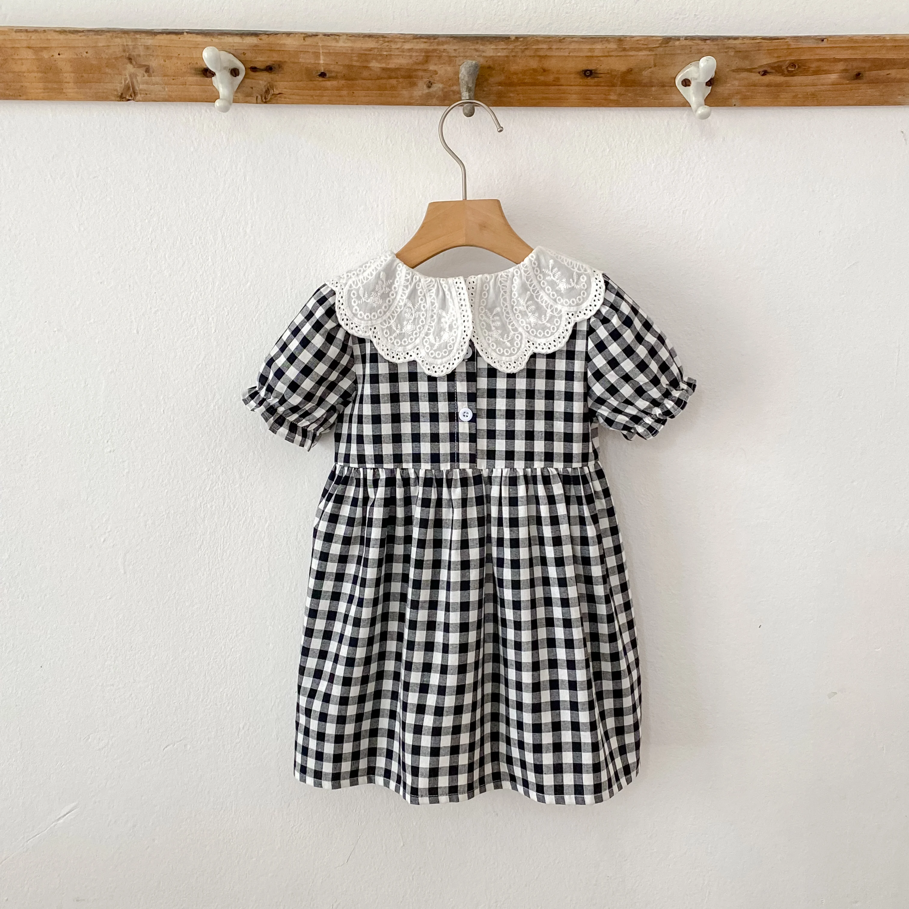 0-6Y Sister Clothes Dress Summer Newborn Baby Girls Sister Grid Dress Toddler Jumpsuit Baby Clothes Infant Girls Children Dress