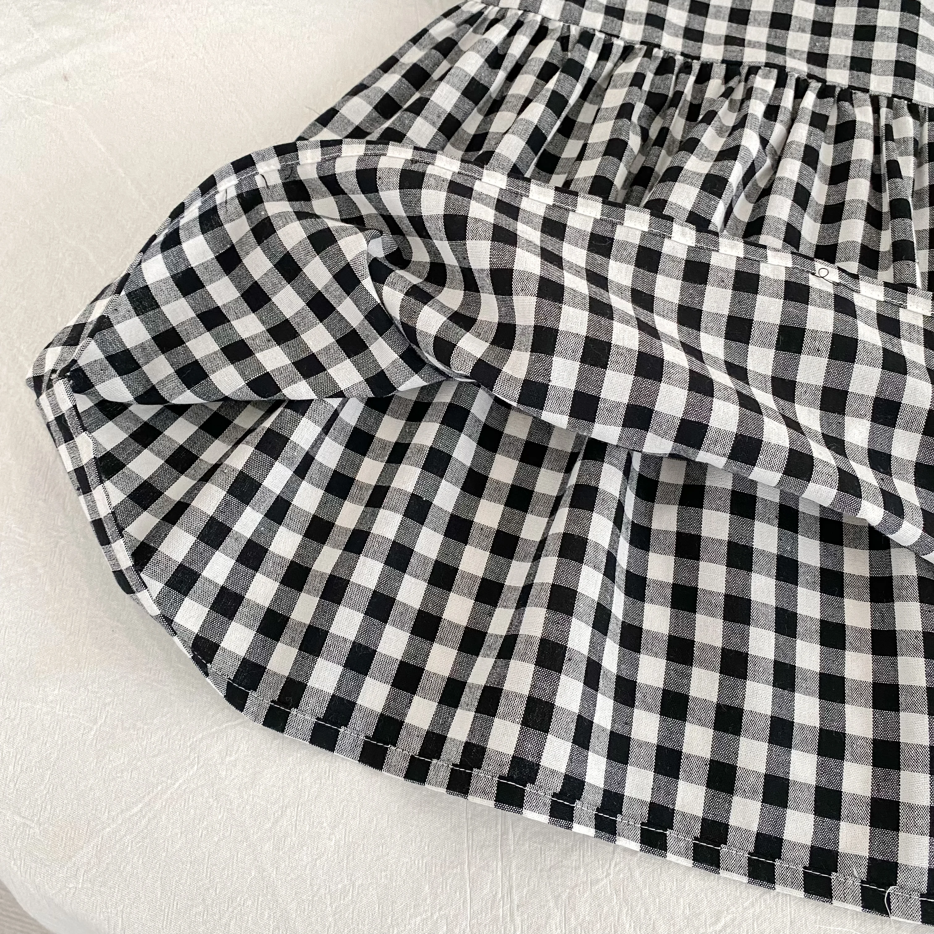 0-6Y Sister Clothes Dress Summer Newborn Baby Girls Sister Grid Dress Toddler Jumpsuit Baby Clothes Infant Girls Children Dress