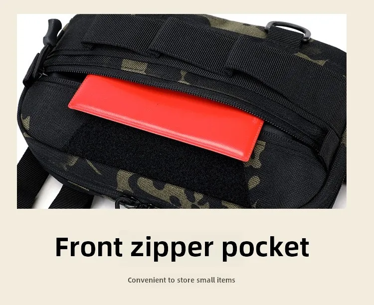 Fishing Chest Bag for Men, Molle Tactical Vest Backpack with Waist Strap Outdoor Climbing, Camping, Hiking Travel Gear  Storage