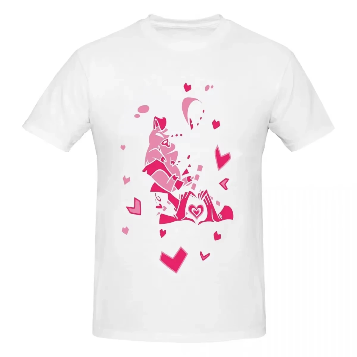 Creative Hazbins Hotels Cute Fat Nuggets T-Shirts Men Crew Neck Cotton T Shirts Short Sleeve Tees Unique Tops