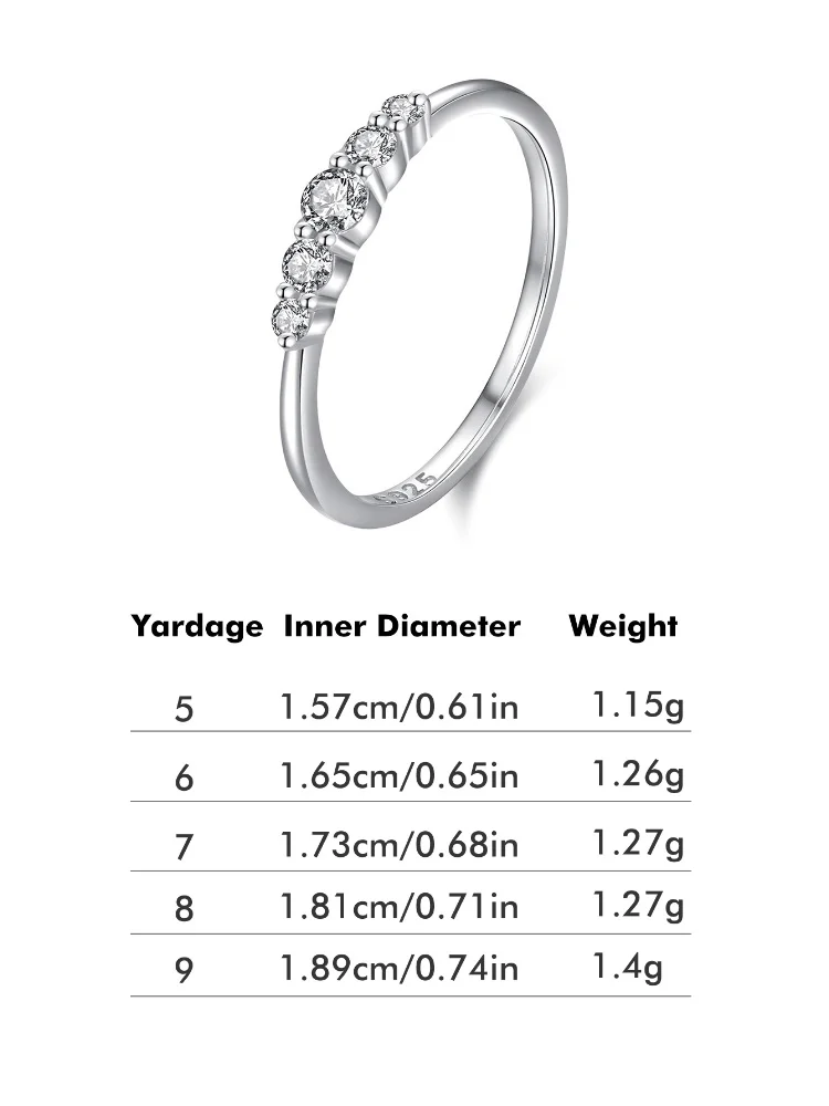 925 Sterling Silver Fashion Classic Gorgeous Shiny Zircon Ring For Women Engagement Wedding Luxury High Quality Fine Jewelry