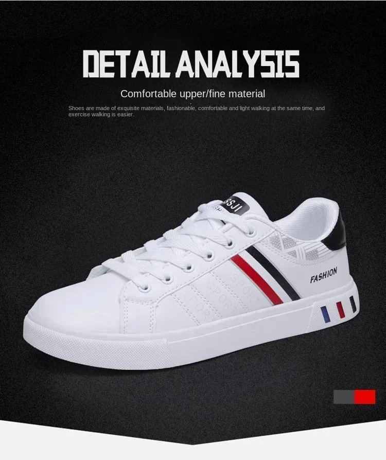 Men's Sneakers White Casual Shoes Men Original Lightweight Luxury Shoes for Men Breathable Flats Men's Sneakers Chaussure Hommes