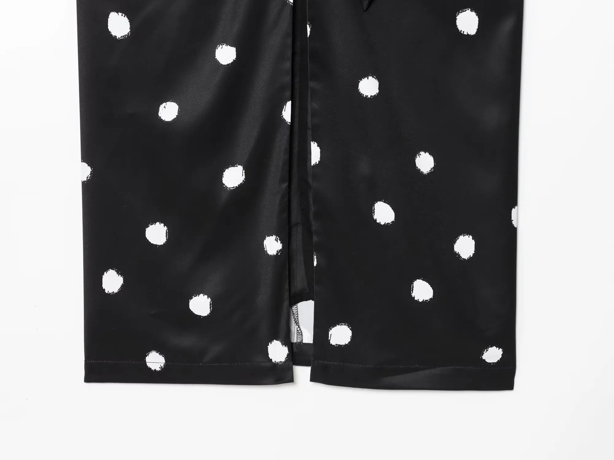 TFAFXY 2025 Polka Dot Skirt Women Wrap Ruched Midi Skirt Woman New Fashion Elegant Long Skirts For Women Party Skirts