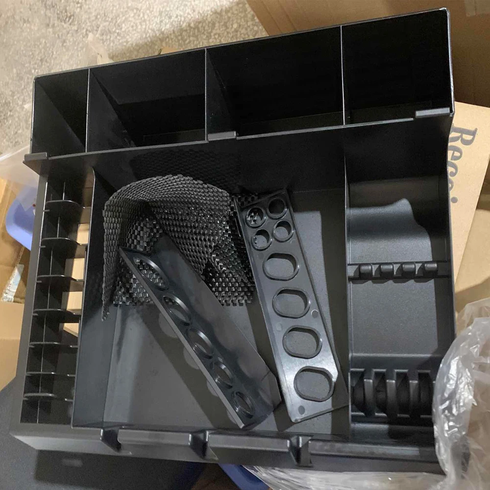 Large Capacity Professional Barber Tools Storage Box Electric Hair Clipper Combs Holder Case Salon Hairdresser Accessories Tray