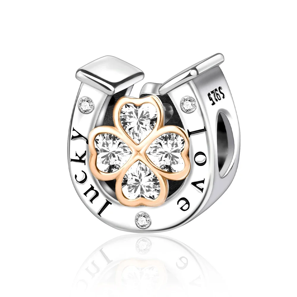 Romantic Tower & Love Lock Key Charms Beads Fit DIY 925Sterling Silver Bracelet Necklace Women Birthday Anniversary Jewelry Gift