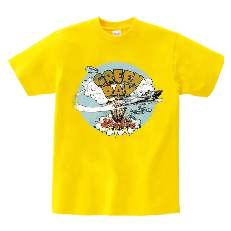 Children's Summer T-shirt Boys and Girls T-shirt Fashion Children's Teen Boys T-shirt GREEN DAY Music Rock T-shirt