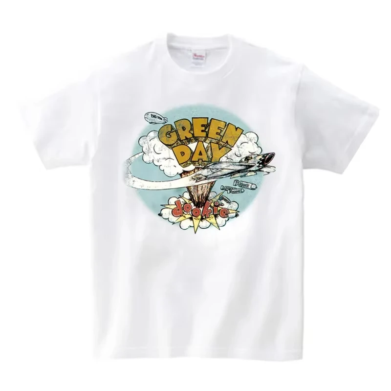 Children's Summer T-shirt Boys and Girls T-shirt Fashion Children's Teen Boys T-shirt GREEN DAY Music Rock T-shirt