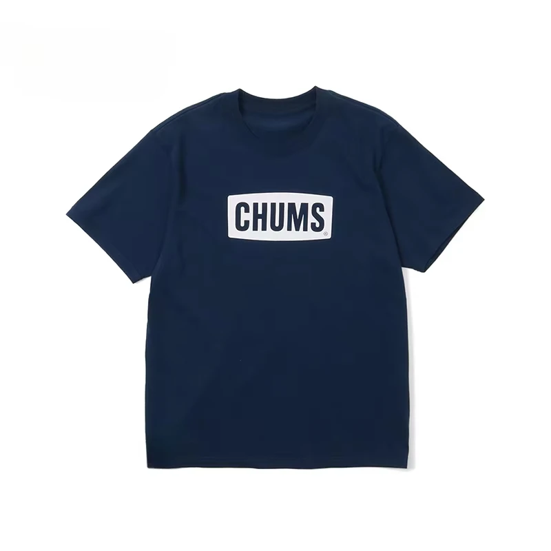24SS CHUMS What To Do in Camping T-Shirt. 24SS Chums What To Do in Camping T-shirt Daily Retro Letter Print Tee