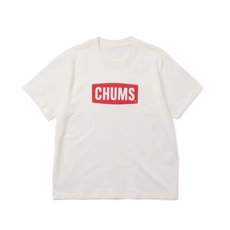24SS CHUMS What To Do in Camping T-Shirt. 24SS Chums What To Do in Camping T-shirt Daily Retro Letter Print Tee