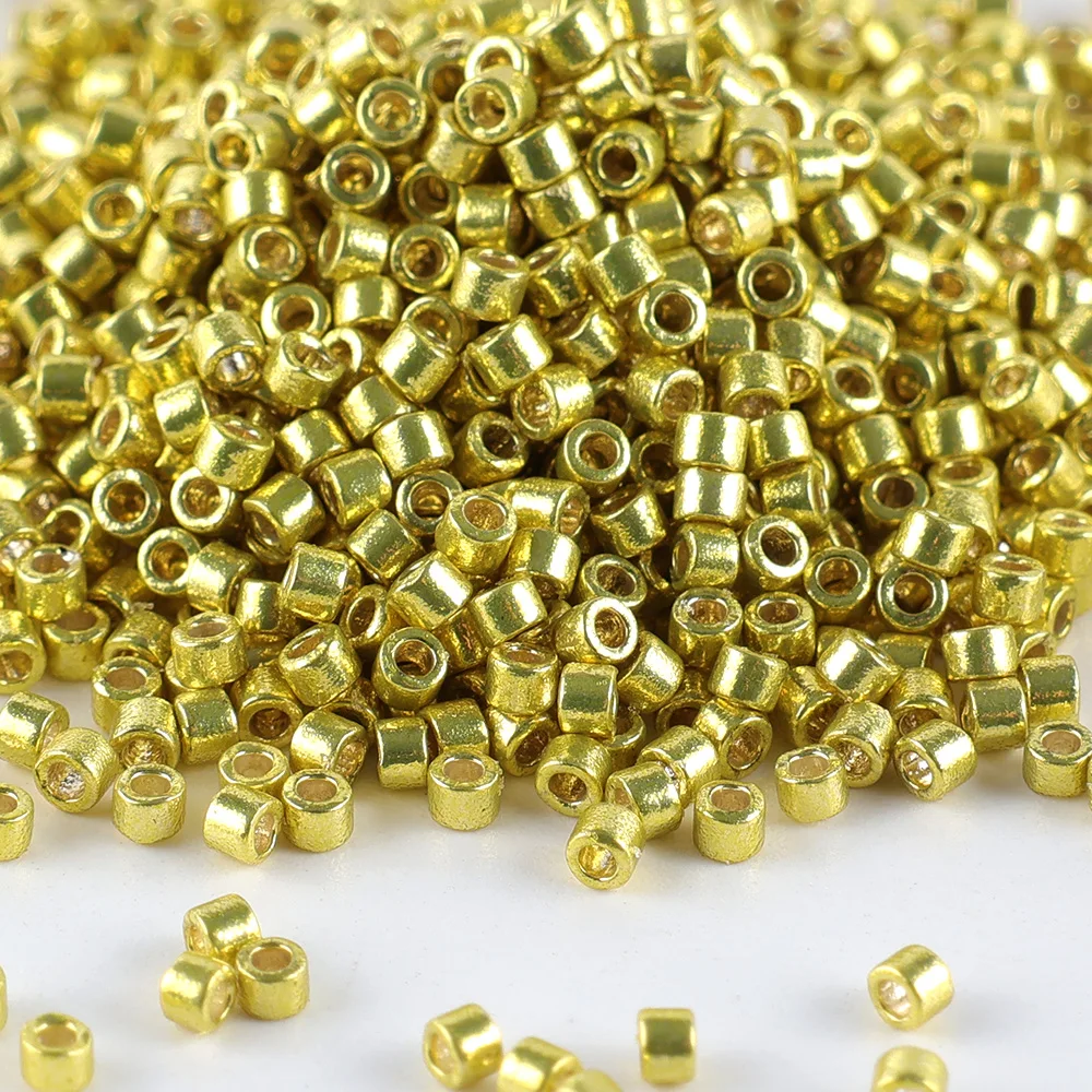 10g/tube Imported MIYUKI Metal Series DB11/0 Delica Beads Jewelry Accessories Imported from Japan, Suitable for Various DIY Brac