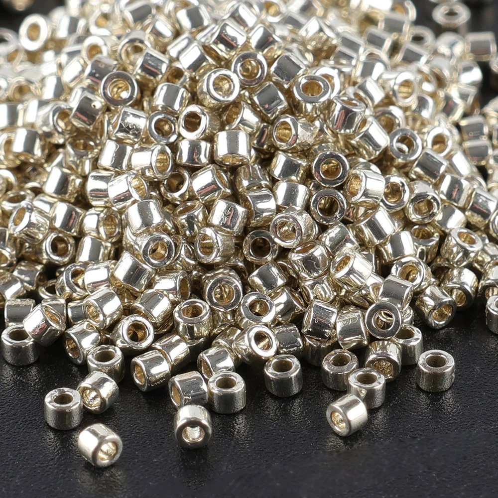 10g/tube Imported MIYUKI Metal Series DB11/0 Delica Beads Jewelry Accessories Imported from Japan, Suitable for Various DIY Brac