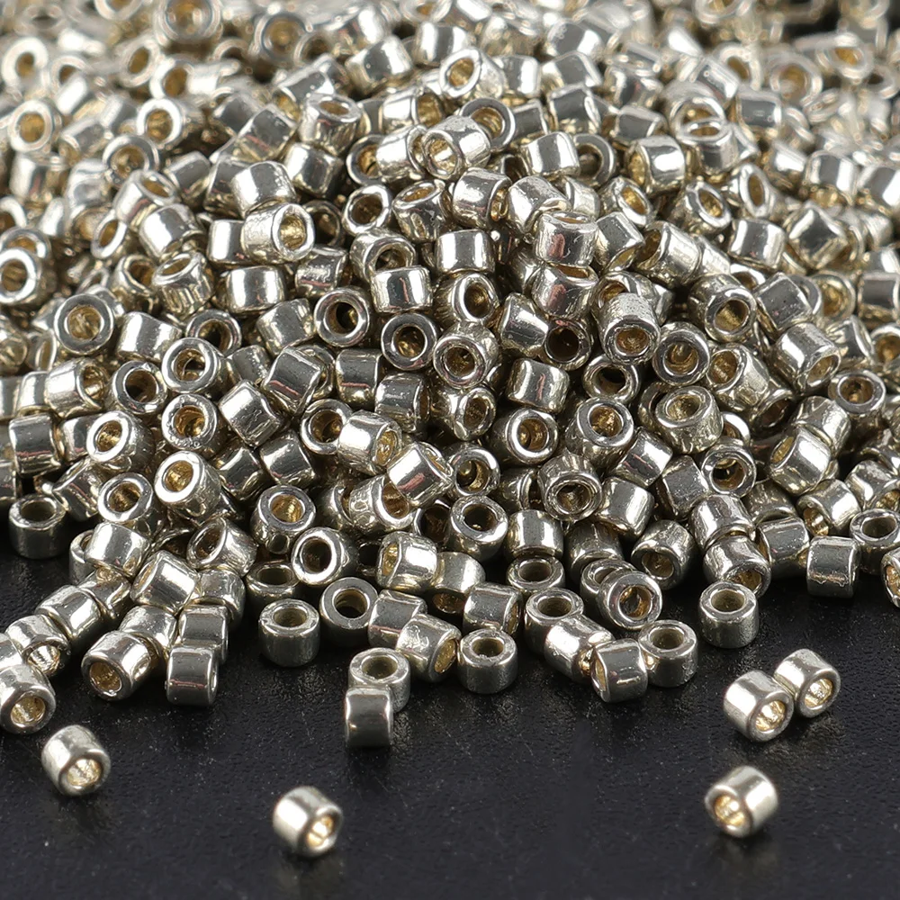 10g/tube Imported MIYUKI Metal Series DB11/0 Delica Beads Jewelry Accessories Imported from Japan, Suitable for Various DIY Brac