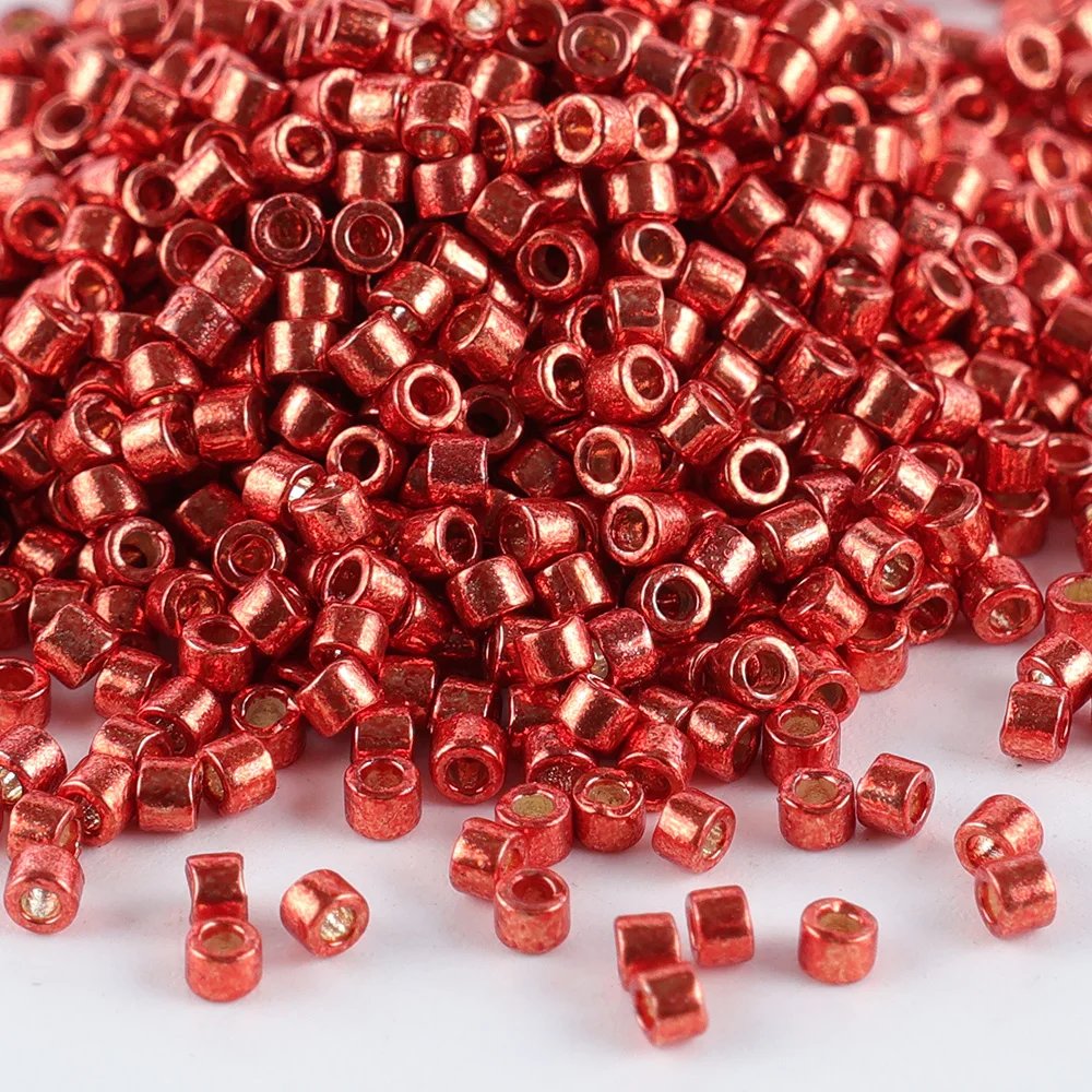 10g/tube Imported MIYUKI Metal Series DB11/0 Delica Beads Jewelry Accessories Imported from Japan, Suitable for Various DIY Brac