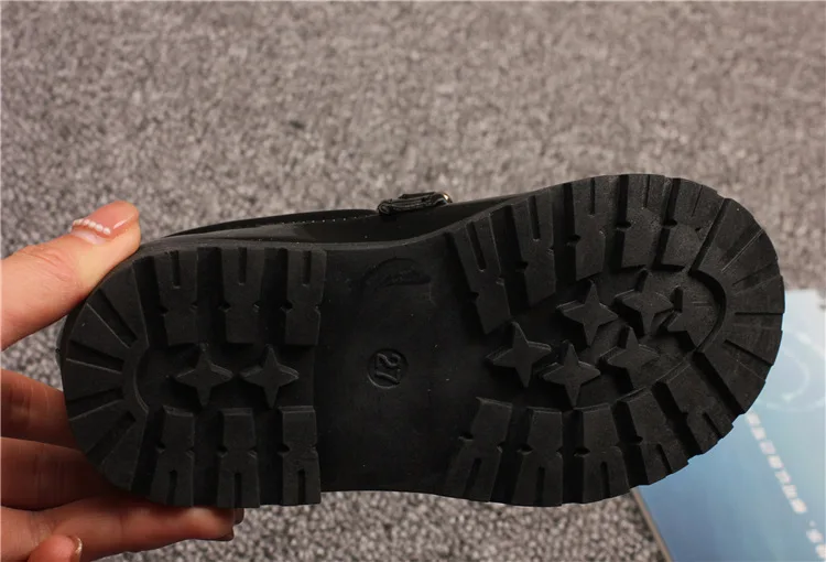 Children's Shoes Girls Autumn Princess Fashion Leather Shoes Kids Soft Sole British Style Black Student Performance Shoes