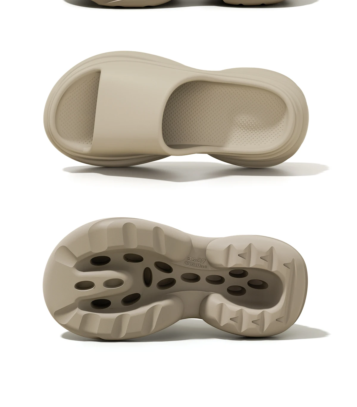 EVA Women Indoor Slippers Non-slip Heightened Thick Bottom Slippers Comfortable Soft Outdoor Slippers