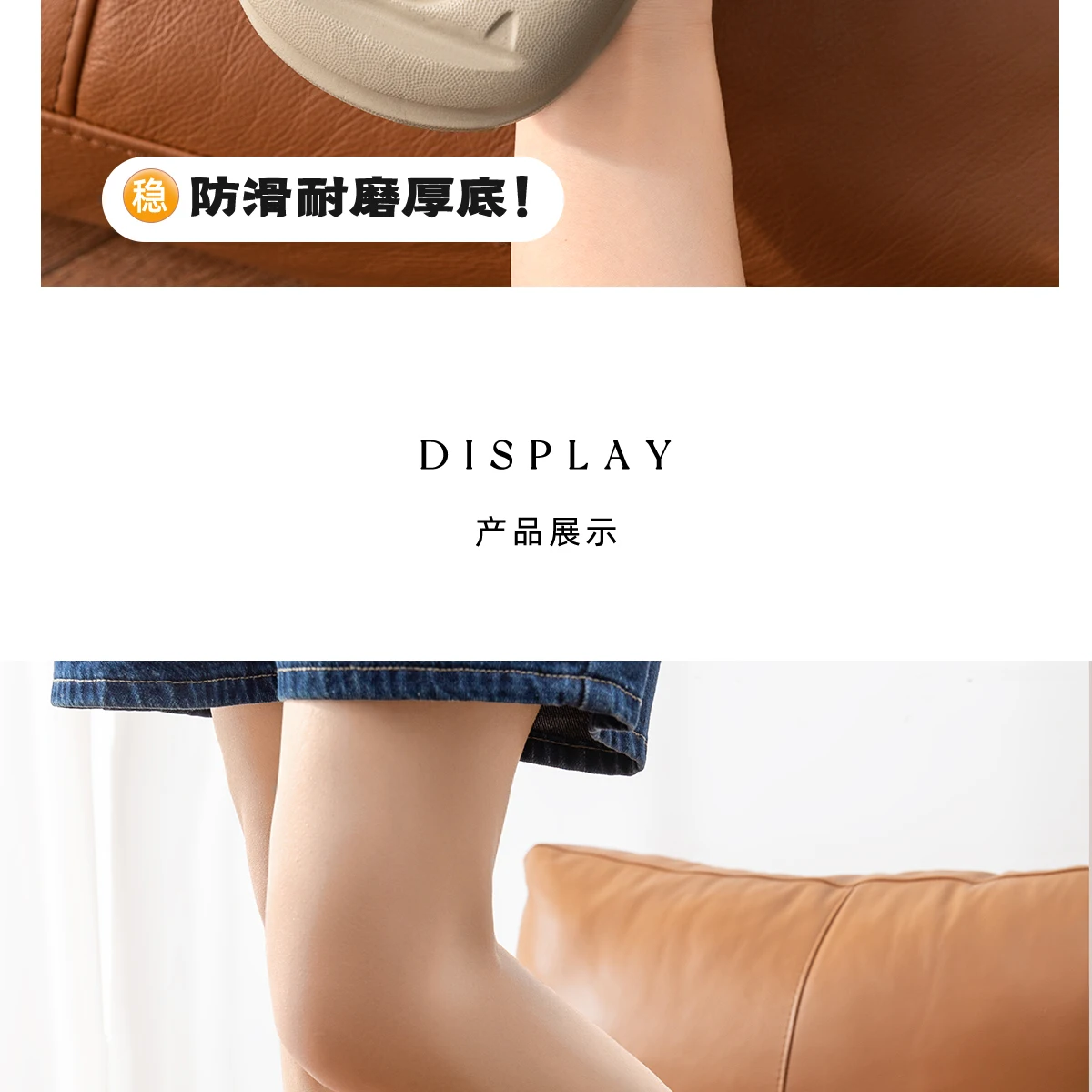 EVA Women Indoor Slippers Non-slip Heightened Thick Bottom Slippers Comfortable Soft Outdoor Slippers