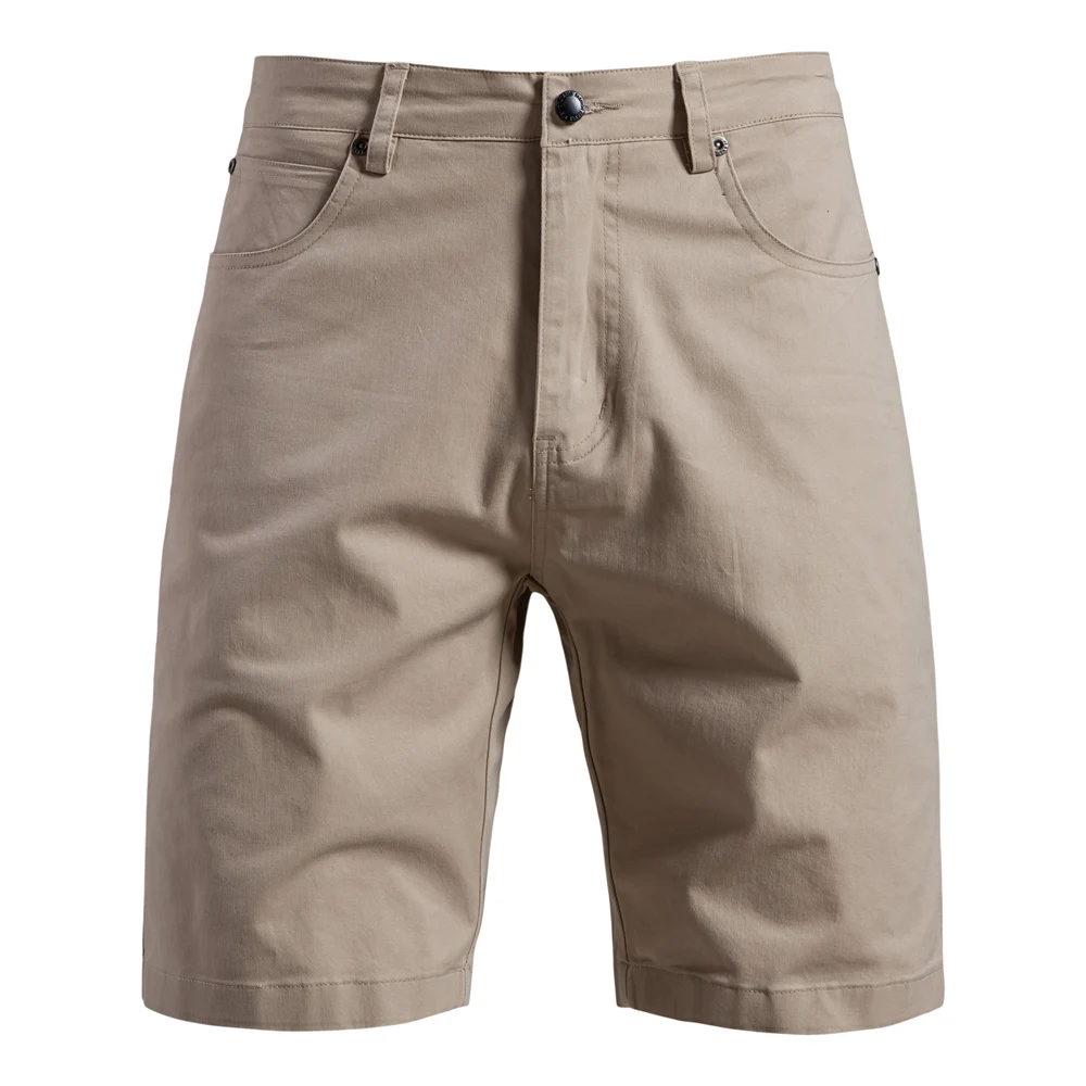 AIOPESON Men's 100% Cotton Summer Shorts Casual 11-Tone Multi-Pocket Lightweight Street Shorts