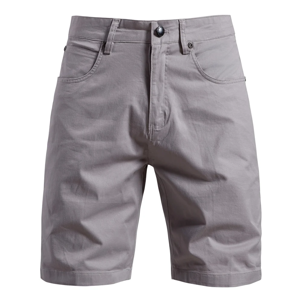 AIOPESON Men's 100% Cotton Summer Shorts Casual 11-Tone Multi-Pocket Lightweight Street Shorts