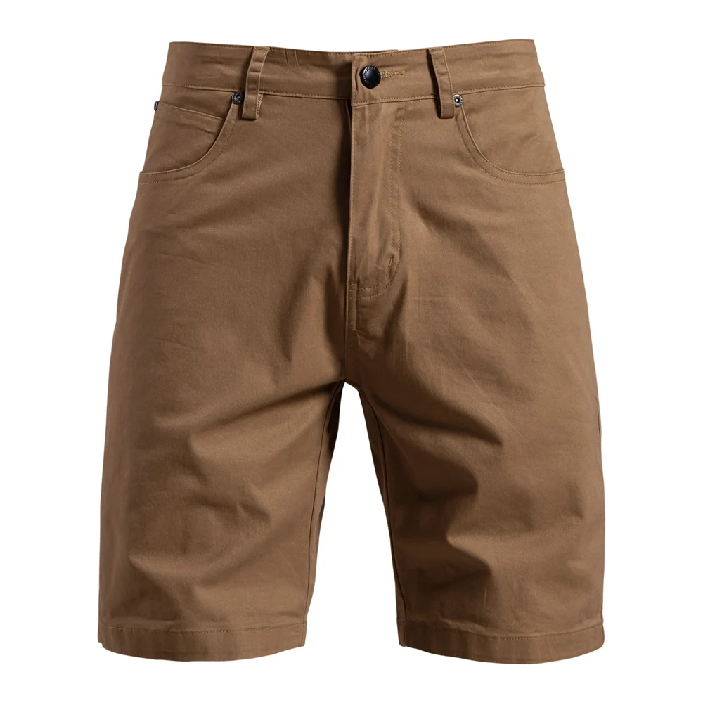 AIOPESON Men's 100% Cotton Summer Shorts Casual 11-Tone Multi-Pocket Lightweight Street Shorts