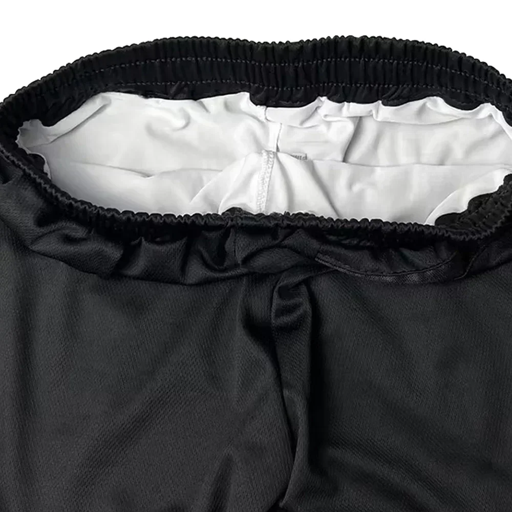 Men's gym compression shorts boxing printed sports pants double layered quick drying basketball beach muscle exercise fitness