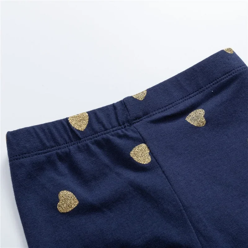 2 3 4 5 6 7Y Girls Leggings Cotton Girl's Trousers Girls Pants Skinny Print Cartoon Pattern Kids Children Leggings Trousers