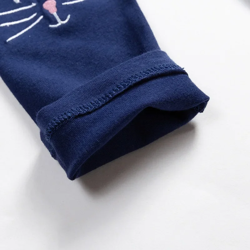 2 3 4 5 6 7Y Girls Leggings Cotton Girl's Trousers Girls Pants Skinny Print Cartoon Pattern Kids Children Leggings Trousers