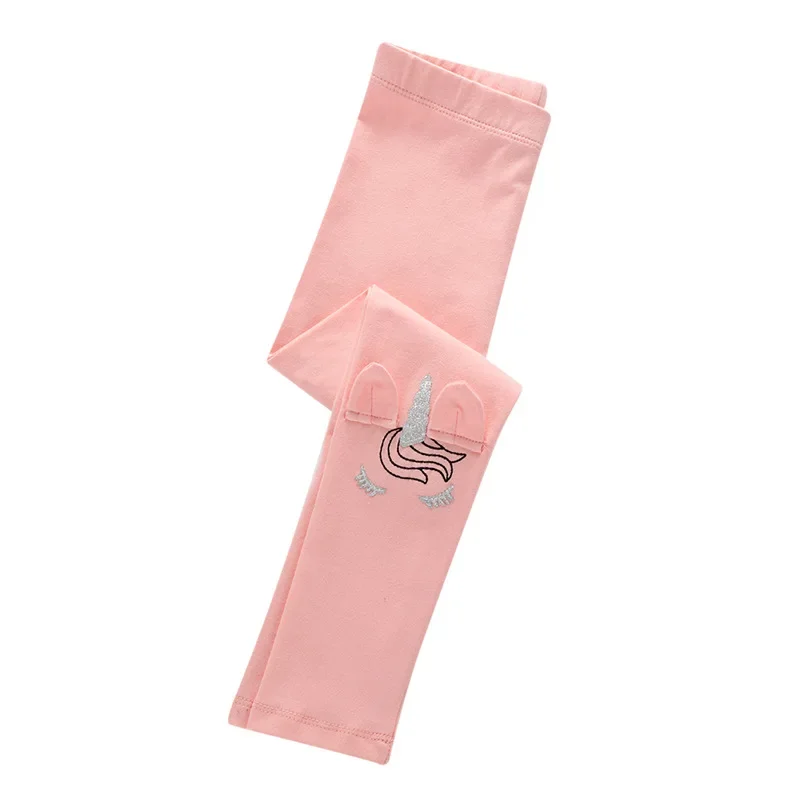 2 3 4 5 6 7Y Girls Leggings Cotton Girl's Trousers Girls Pants Skinny Print Cartoon Pattern Kids Children Leggings Trousers