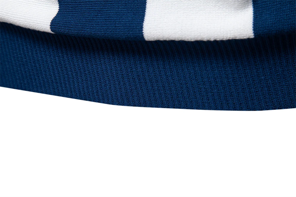 AIOPESON 2025 New Summer Men's Breathable Striped Contrast Panel Polo Shirt - Casual Short Sleeve Knit Shirt with Comfort Fit