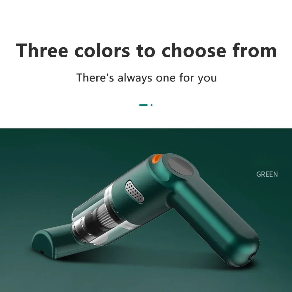 9500PaWireless Handheld Vacuum Cleaner Large Suction Car Vacuum Cleaner Household Mini Pet Hair Vacuum Cleaner Pet Hair Absorber