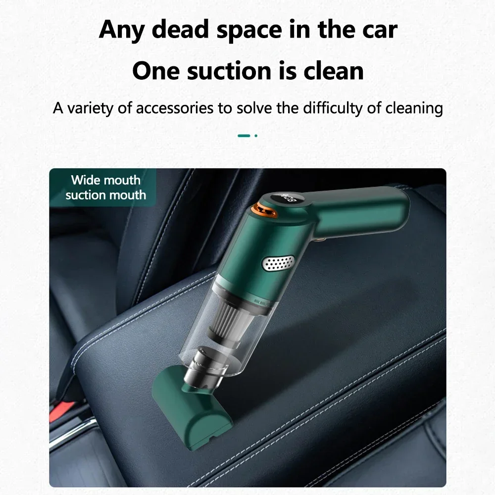 9500PaWireless Handheld Vacuum Cleaner Large Suction Car Vacuum Cleaner Household Mini Pet Hair Vacuum Cleaner Pet Hair Absorber