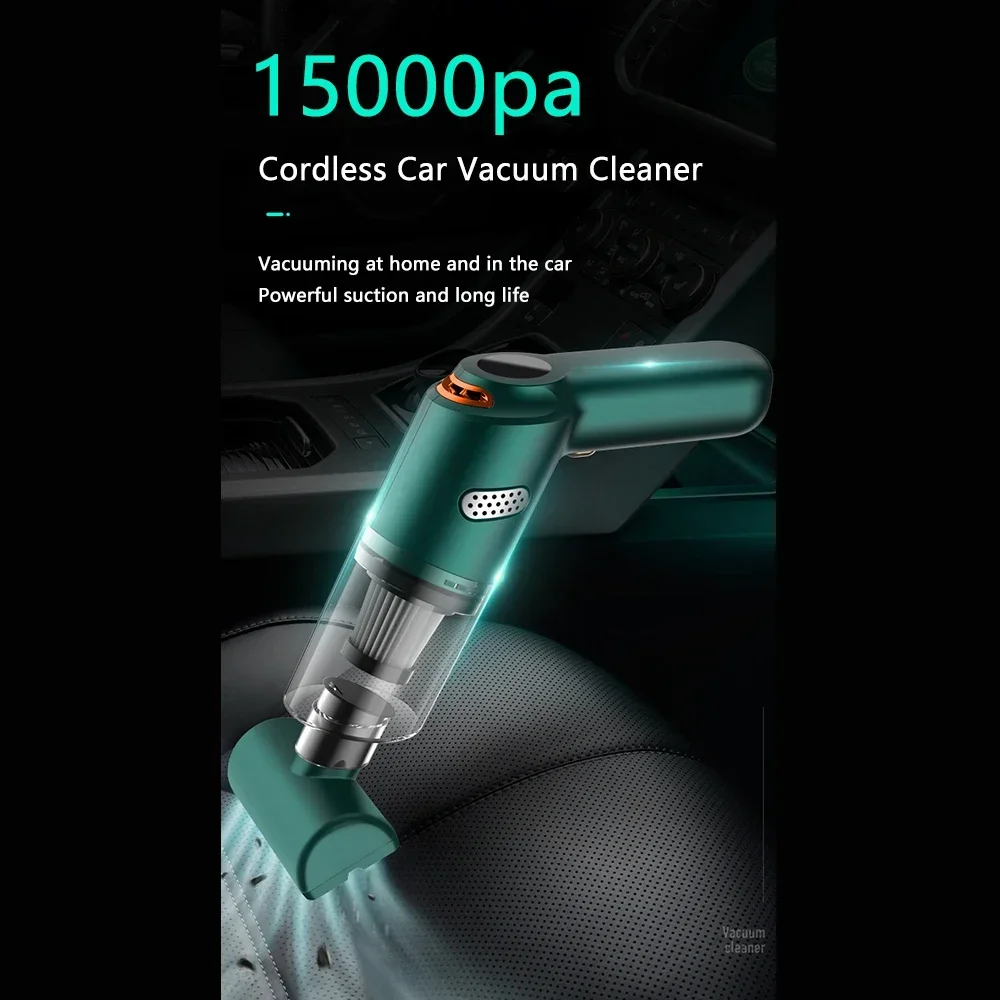 9500PaWireless Handheld Vacuum Cleaner Large Suction Car Vacuum Cleaner Household Mini Pet Hair Vacuum Cleaner Pet Hair Absorber